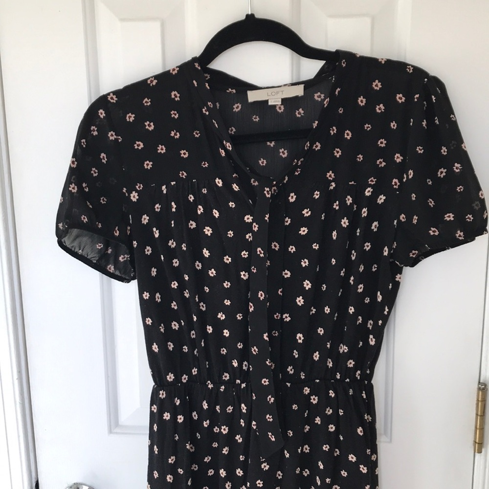 Ann Taylor Loft black dress